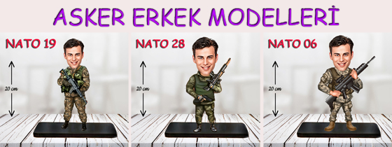  KİŞİYE ÖZEL ERKEK ASKER MODELLERİ